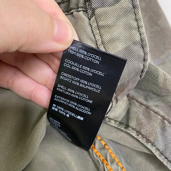 Anthropologie Montana Camo Button down Blouse 4 - Picture 6 of 11